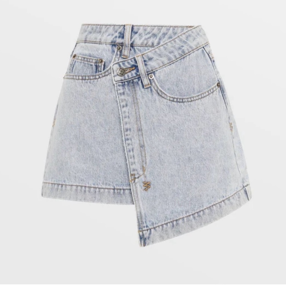 Ksubi Mini Denim Skirt